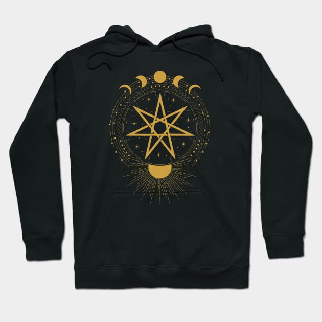 Faery Star | Setogram | Pagan Symbol Hoodie by CelestialStudio